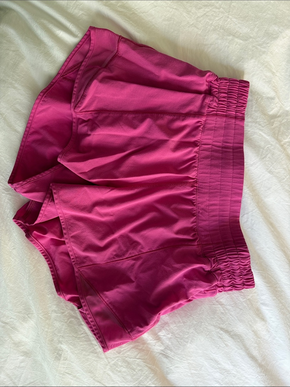 Women's Magenta Athletic Shorts - Lightweight Activewear